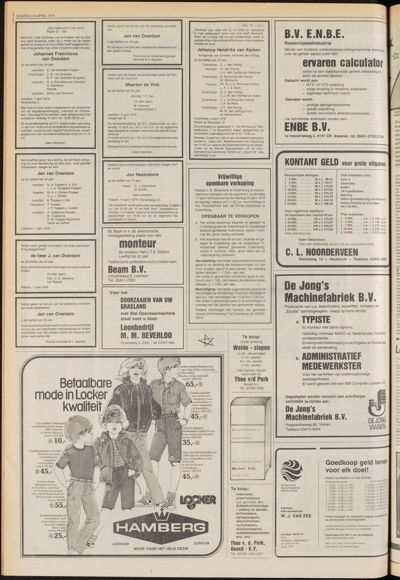 De Gecombineerde Zuid-Holland, 10 april 1979