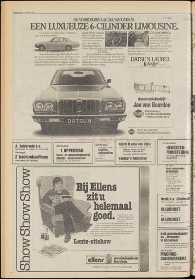De Gecombineerde Zuid-Holland, 12 april 1979
