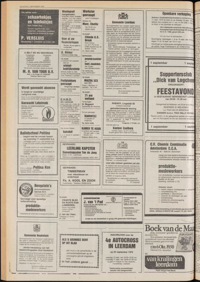 De Gecombineerde Zuid-Holland, 1 september 1979
