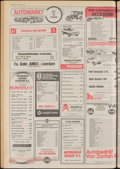De Gecombineerde Zuid-Holland, 1 september 1979