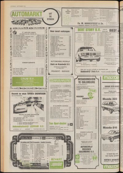 De Gecombineerde Zuid-Holland, 1 september 1979