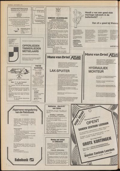 De Gecombineerde Zuid-Holland, 1 september 1979