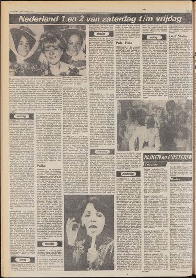 De Gecombineerde Zuid-Holland, 1 september 1979