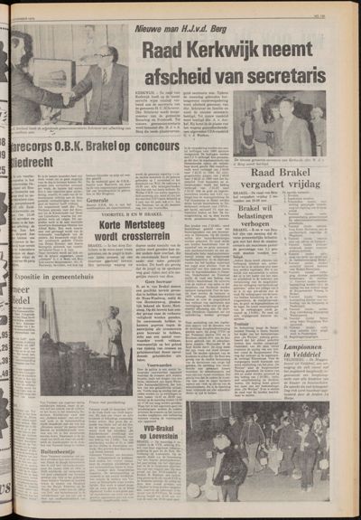 De Gecombineerde Zuid-Holland, 1 november 1979