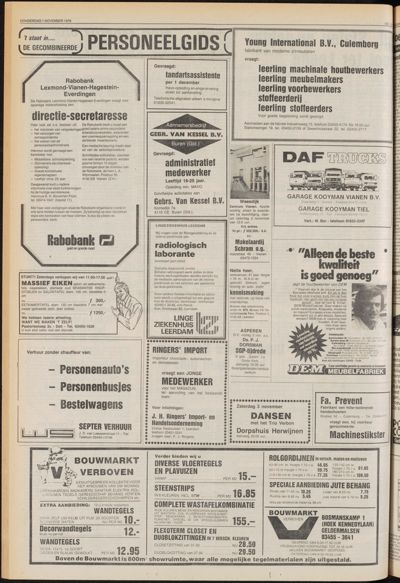 De Gecombineerde Zuid-Holland, 1 november 1979