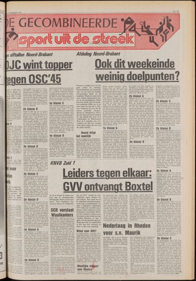 De Gecombineerde Zuid-Holland, 1 november 1979