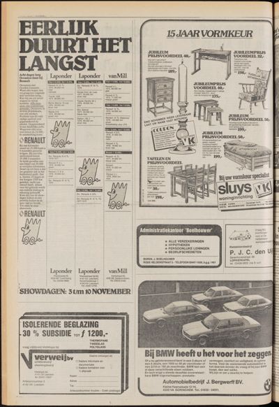 De Gecombineerde Zuid-Holland, 1 november 1979