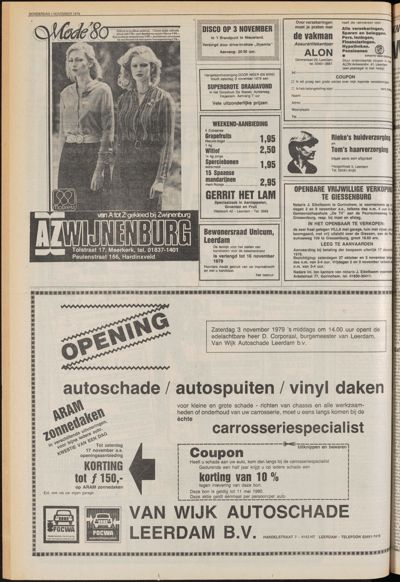 De Gecombineerde Zuid-Holland, 1 november 1979