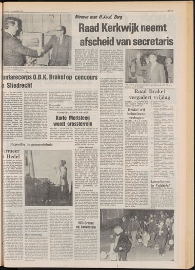De Gecombineerde Zuid-Holland, 1 november 1979