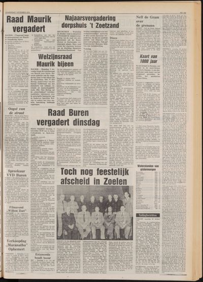 De Gecombineerde Zuid-Holland, 1 november 1979