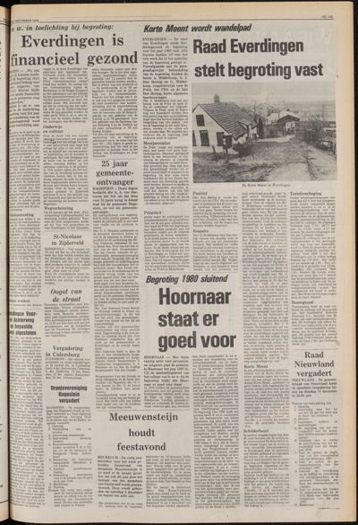 De Gecombineerde Zuid-Holland, 1 december 1979