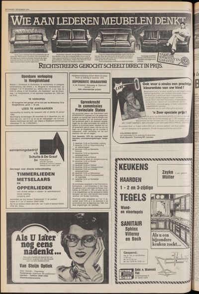 De Gecombineerde Zuid-Holland, 1 december 1979