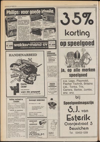 De Gecombineerde Zuid-Holland, 1 december 1979