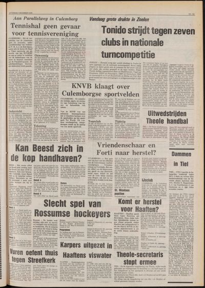 De Gecombineerde Zuid-Holland, 1 december 1979