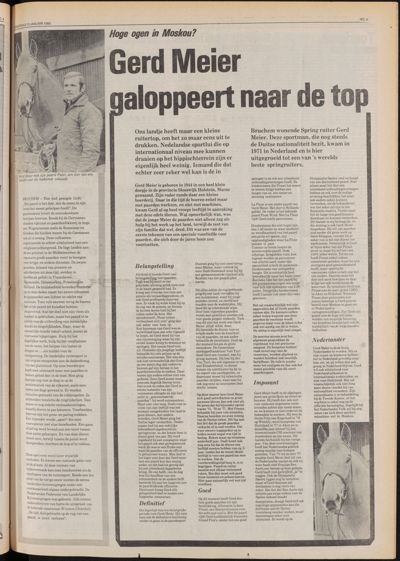 De Gecombineerde Zuid-Holland, 10 januari 1980