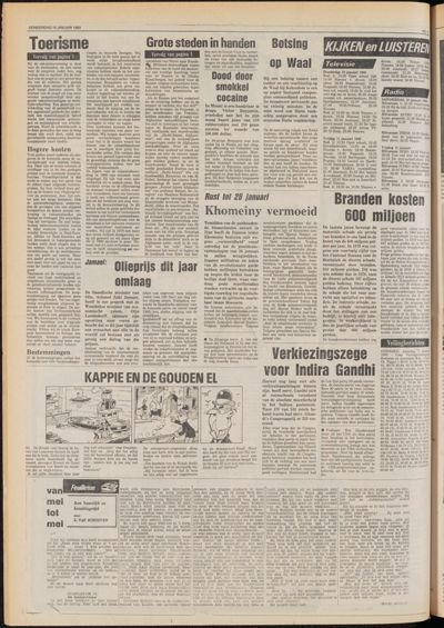 De Gecombineerde Zuid-Holland, 10 januari 1980