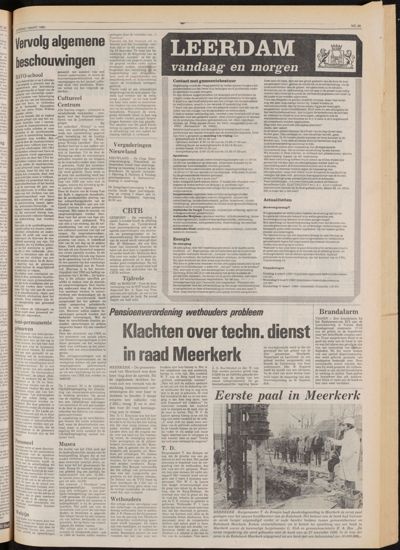 De Gecombineerde Zuid-Holland, 1 maart 1980