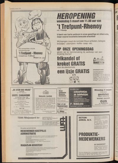 De Gecombineerde Zuid-Holland, 1 maart 1980