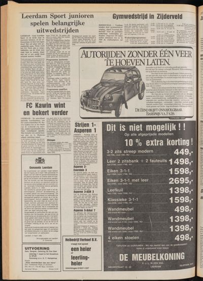 De Gecombineerde Zuid-Holland, 1 maart 1980