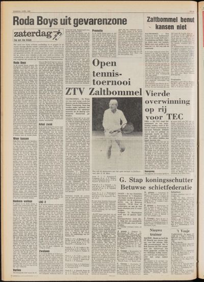 De Gecombineerde Zuid-Holland, 1 april 1980