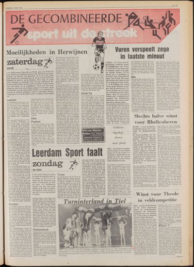 De Gecombineerde Zuid-Holland, 1 april 1980
