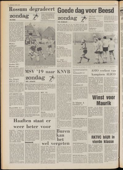 De Gecombineerde Zuid-Holland, 1 april 1980