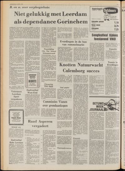 De Gecombineerde Zuid-Holland, 10 april 1980