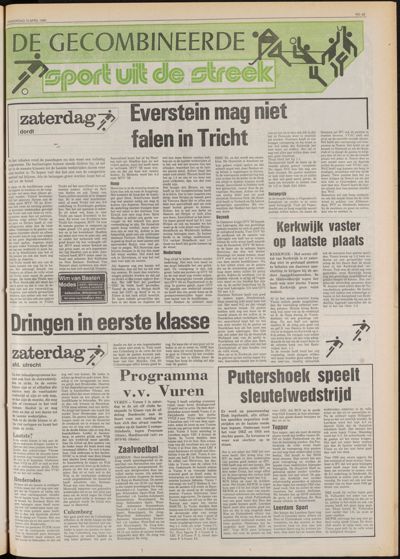 De Gecombineerde Zuid-Holland, 10 april 1980