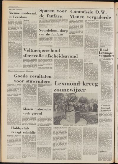 De Gecombineerde Zuid-Holland, 1 juli 1980
