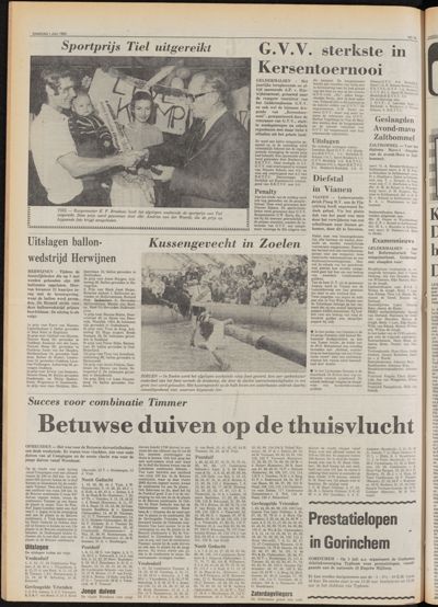 De Gecombineerde Zuid-Holland, 1 juli 1980
