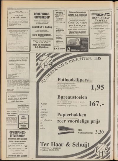 De Gecombineerde Zuid-Holland, 10 juli 1980