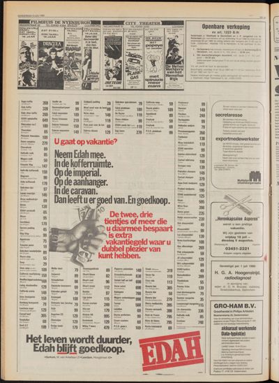 De Gecombineerde Zuid-Holland, 10 juli 1980