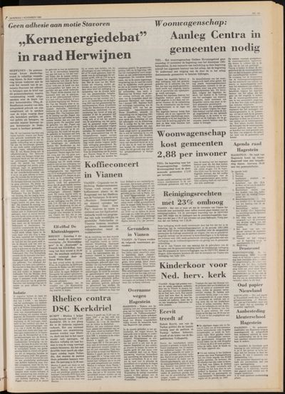 De Gecombineerde Zuid-Holland, 1 november 1980