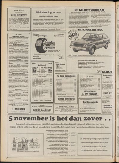 De Gecombineerde Zuid-Holland, 1 november 1980