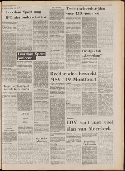 De Gecombineerde Zuid-Holland, 1 november 1980