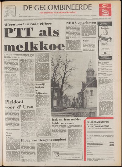 De Gecombineerde Zuid-Holland, 10 januari 1981