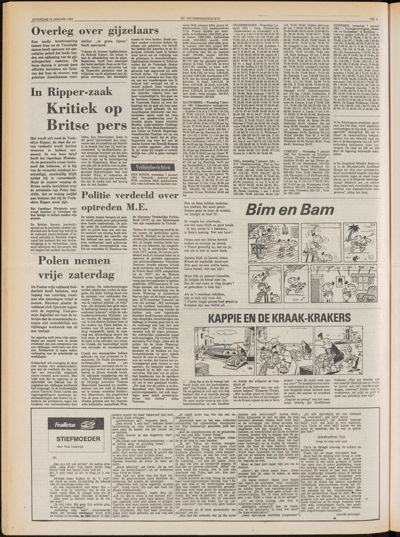 De Gecombineerde Zuid-Holland, 10 januari 1981