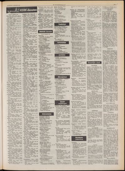 De Gecombineerde Zuid-Holland, 10 januari 1981