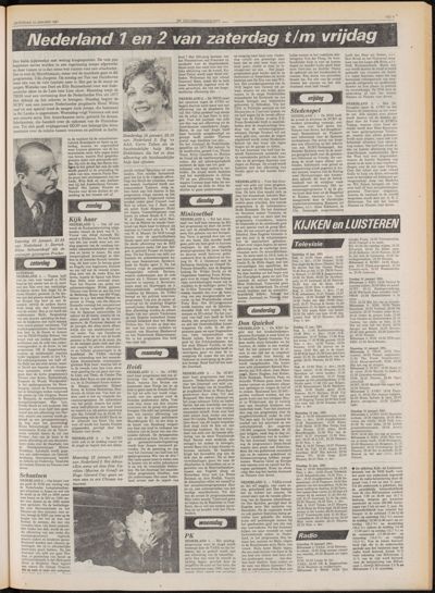De Gecombineerde Zuid-Holland, 10 januari 1981