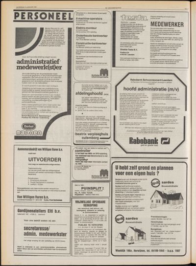De Gecombineerde Zuid-Holland, 10 januari 1981
