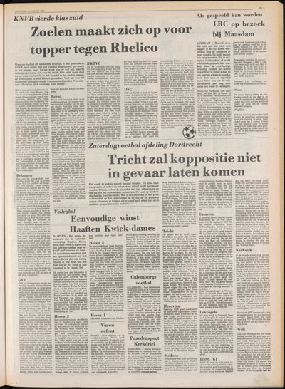 De Gecombineerde Zuid-Holland, 10 januari 1981
