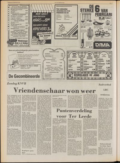 De Gecombineerde Zuid-Holland, 10 februari 1981