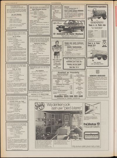 De Gecombineerde Zuid-Holland, 10 februari 1981