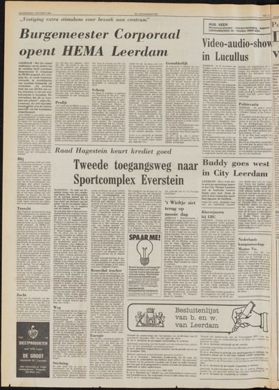 De Gecombineerde Zuid-Holland, 1 oktober 1981