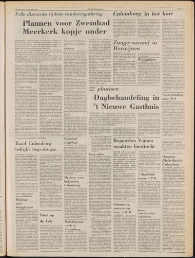 De Gecombineerde Zuid-Holland, 1 oktober 1981