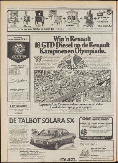 De Gecombineerde Zuid-Holland, 1 oktober 1981