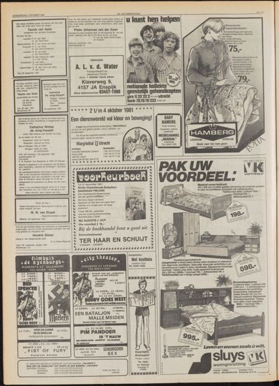 De Gecombineerde Zuid-Holland, 1 oktober 1981