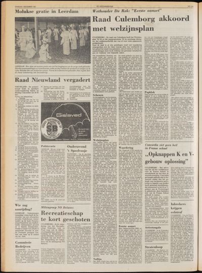 De Gecombineerde Zuid-Holland, 1 december 1981
