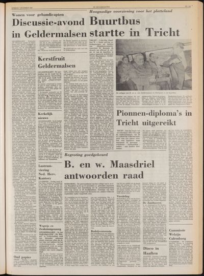De Gecombineerde Zuid-Holland, 1 december 1981