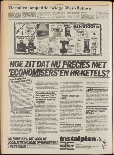 De Gecombineerde Zuid-Holland, 1 december 1981
